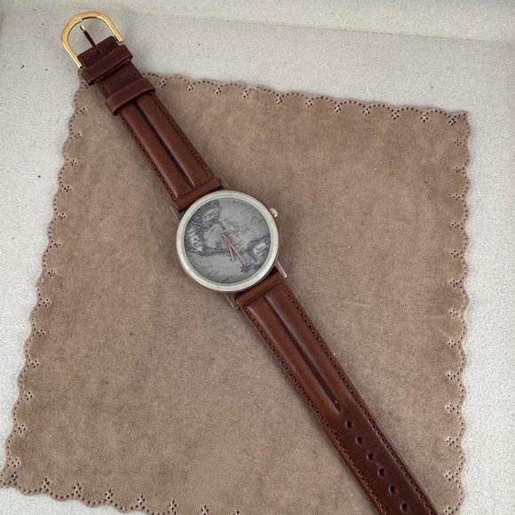 Vintage Fossil North and South America along with Mexico Watch - Picture 9 of 10